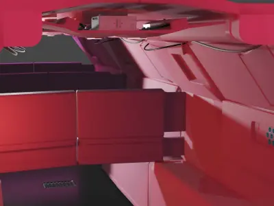 Sci-Fi Interior 3D model fi interior sci 3D model