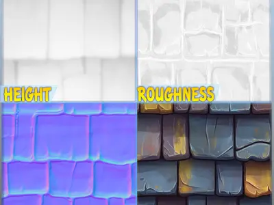 Stylized Roof Seamless Texture Texture 11