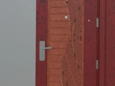 3-Different Door Free 3D model