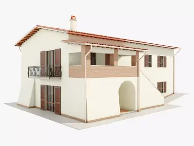 Italian Country House 3D model