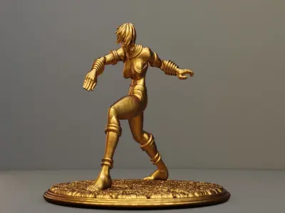 ELENA - STREET FIGHTER Free 3D print model