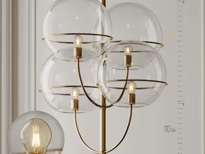 Lyndon Pendant by Vico Magistretti for Oluce 3D model