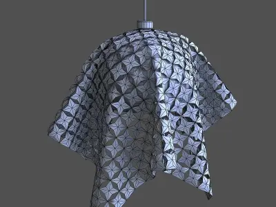 9 Hanging Light Low-poly 3D model