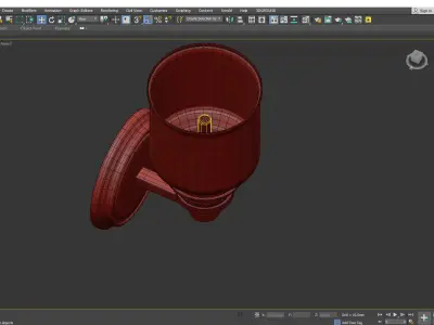 Windham Sconce Low-poly 3D model