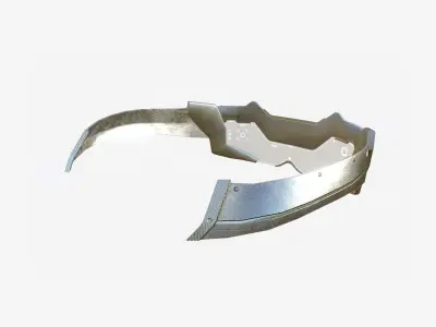 SciFi Glasses F09 Steel Light - Character Design Fashion Low-poly 3D model