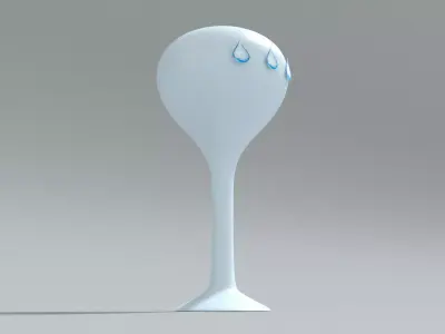 laos Water Tower Low-poly 3D model