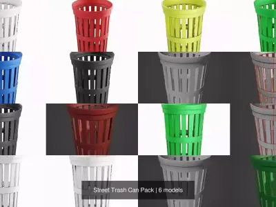 Street Trash Can Pack