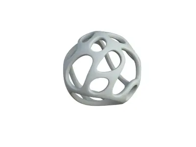 SciFi Cube Object No 43432 Low Poly Shape Texture