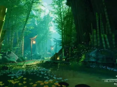 Stylized Nature Low-poly 3D model