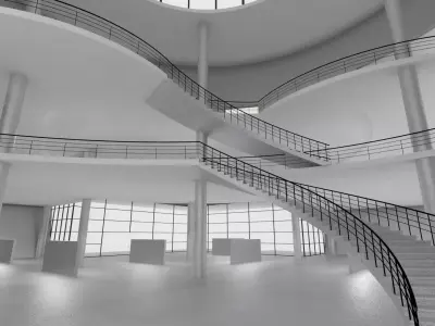 VR art Gallery 3 3D model