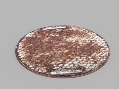 Sewer Grate 04 3D model