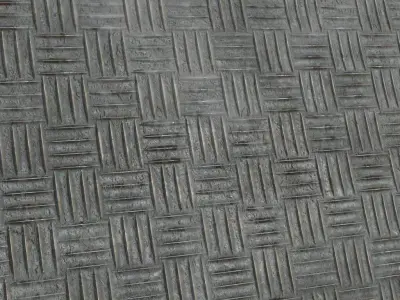 Heavily Worn White Painted Metal PBR Seamless Texture