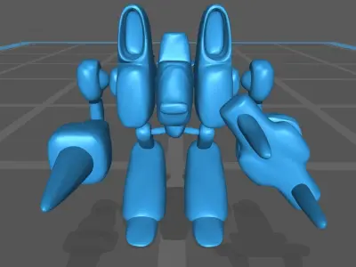 Starcraft SCV 3D print model