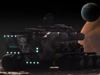 Fast Intervention Rover 3D model