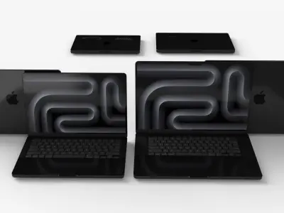 Apple MacBook Pro 2023 14 and 16 3D model