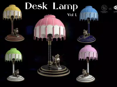 Desk lamp  Vol-1 3D model