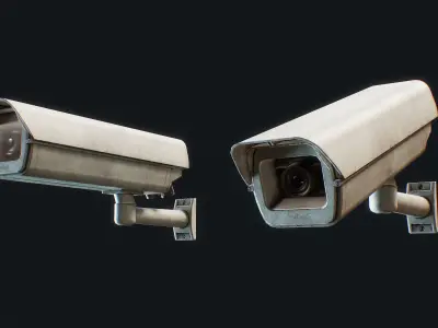 Security Camera Low-poly 3D model order