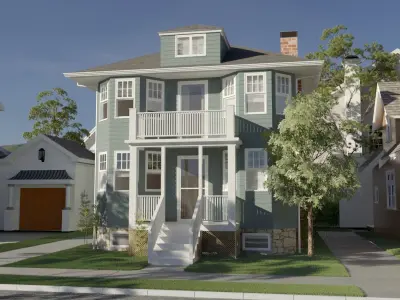 American house 3D model