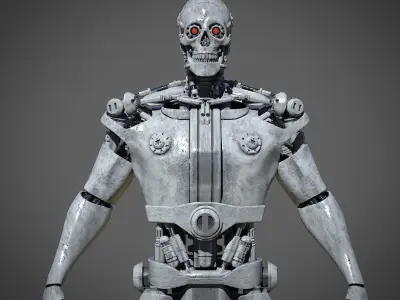 Metal Skull 3D model