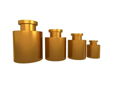 Scale Weights V2 003 Low-poly 3D model