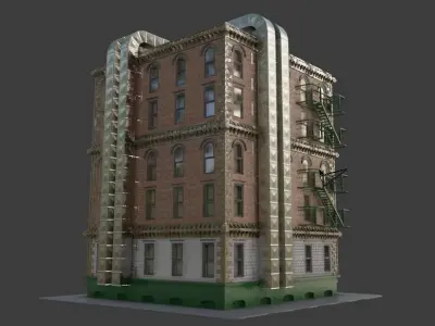 Classic old building 3D model