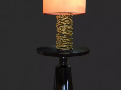 Ralph Pucci Table Lighting Tornado lamp 3D model