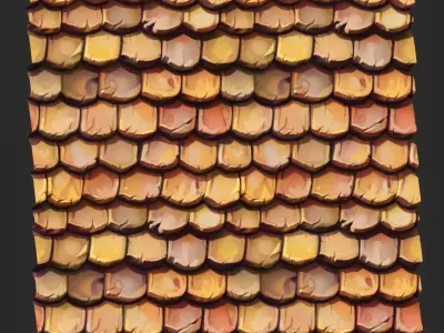 Stylized Roof Seamless Texture  Texture