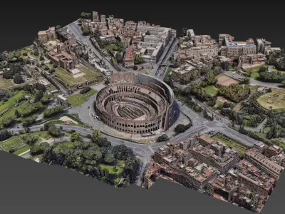 Rome Coliseum 3D Scan 3D model