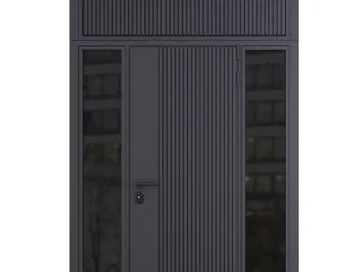 Entrance door set143 3D model