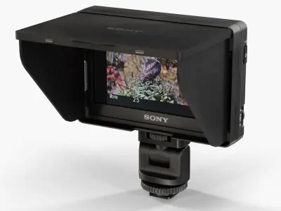 Sony CLM-V55 on-camera monitor Low-poly 3D model