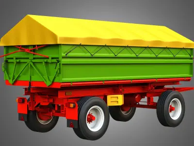 Fortschritt HW-80 Trailer 3D model
