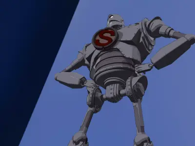 The Iron Giant 3D model