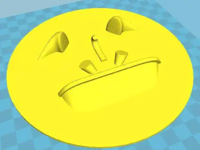 Bathroom funny logo 3D print model