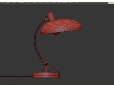 BRUNO TABLE LAMP Low-poly 3D model