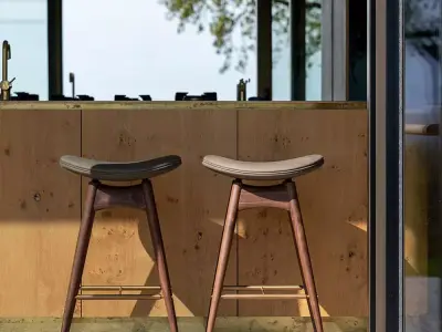 Barstool Circle Low-poly 3D model
