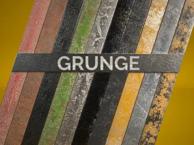 60 Metal Materials for Cinema4d Octane Render Texture