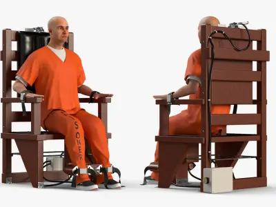  Inmate on Electric Chair 