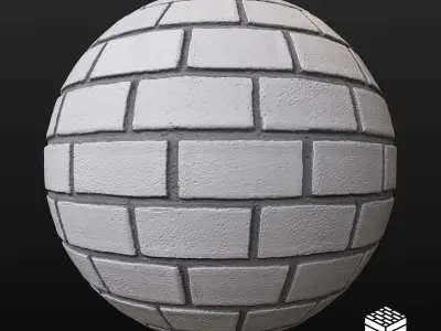 25 PBR Brick Textures 02 Texture