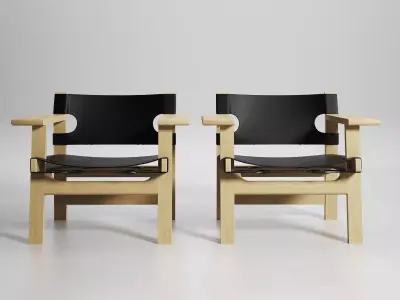 Spanish Chair 2226 3D model