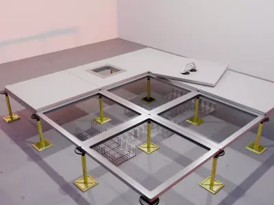 Raised floor 3D model