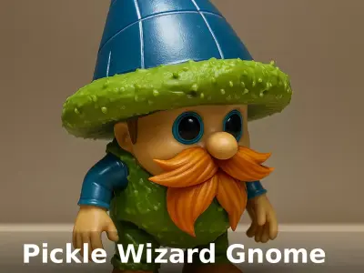 Woodland Gnome Collection 10 High-Poly Kitbash Characters 3D print model