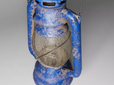 Old Lamp Low-poly 3D model buy