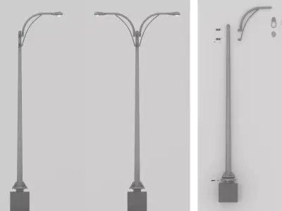 Standard Streetlight 3D model