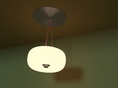 Ceiling lamp 3D model 5