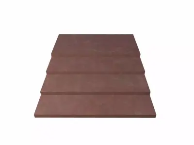 Ramp Stair Low-poly 3D model