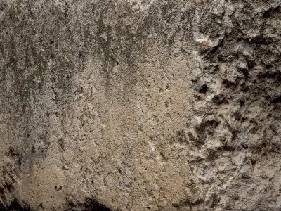 Concrete slab Low-poly 3D model