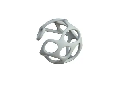 SciFi Cube Object No 39433 Low Poly Shape Texture