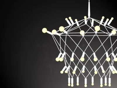 Orbit Chandelier 3D model