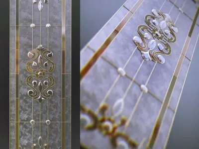 stained-glass window 2 3D model