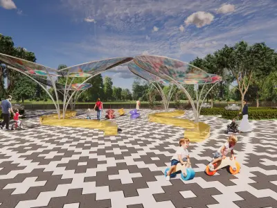 Tensile Structures Collection -A9 3D model